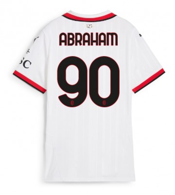 AC Milan Tammy Abraham #90 Udebanetrøje Dame 2024-25 Kort ærmer